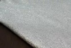 Crinkle Metallic Lamb, Silver (Italy)