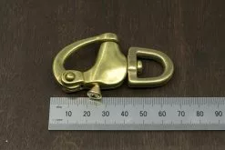 Japanese Brass Swivel Pull Trigger Snap -Leather shop DWK 9008