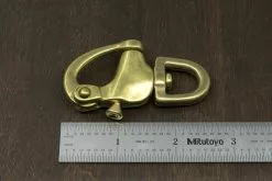 Japanese Brass Swivel Pull Trigger Snap -Leather shop DWK 9010