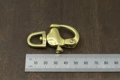 Japanese Brass Swivel Pull Trigger Snap -Leather shop DWK 9013