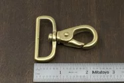 Japanese Brass Swivel Lever Snap -Leather shop DWK 9054