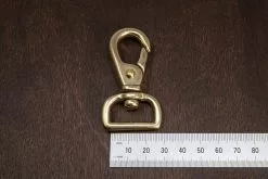 Japanese Brass Swivel Lever Snap -Leather shop JapaneseBrassSwivelLeverSnap4