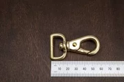 Japanese Brass Swivel Lever Snap -Leather shop JapaneseBrassSwivelLeverSnap5