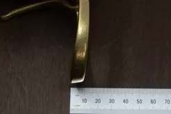 Japanese Brass Heel Bar Buckle (Chunky) -Leather shop Japanese Brass Chunky Buckle Spread 40mm 5