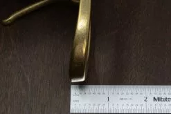 Japanese Brass Heel Bar Buckle (Chunky) -Leather shop Japanese Brass Chunky Buckle Spread 40mm 6