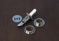 Japanese Brass - Finger Lock Clasp 23 Japanese Brass - Finger Lock Clasp -Leather shop Nickelplatedfingerlockclasp