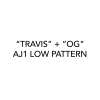 "Travis" + "OG" AJ1 LOW Pattern -Leather shop TRAVISOGAJ1LOWPatternThumbnail 01